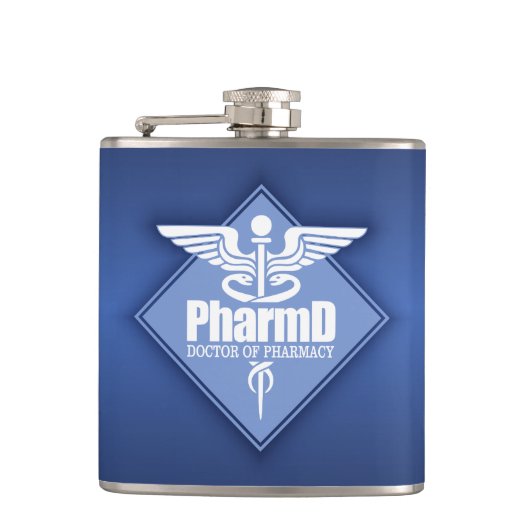 Karton PharmD (Diamant) Flachmann (Vorderseite)