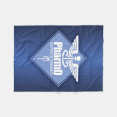 Karton PharmD (Diamant) Fleecedecke (Vorderseite (Horizontal))