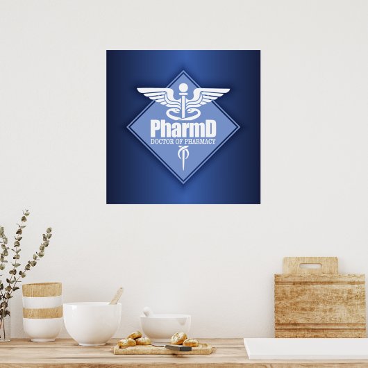 Karton PharmD (Diamant) Poster (Küche)