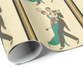 Karton Postale Wrapping Paper Geschenkpapier (Rolleneckpunkt)