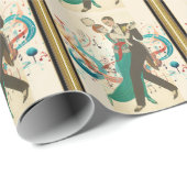 Karton Postale Wrapping Paper Geschenkpapier (Rolleneckpunkt)