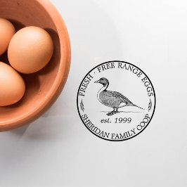 Karton Promo für Vintage Enten Gummistempel