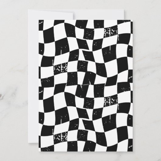 Karton Retro Spooktacular Halloween Einladung (Rückseite)