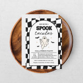 Karton Retro Spooktacular Halloween Einladung