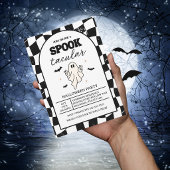 Karton Retro Spooktacular Halloween Einladung