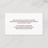 Karton-Ring | Schmuck Visitenkarte (Rückseite)