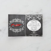 Karton Typografie Classic Car Dankeskarte (Innenseite)