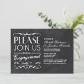 Karton-Typografie | Einladung der Einsatzpartei (Stehend Vorderseite)