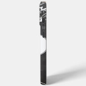 Karton-Typografie-Hochzeiten Case-Mate iPhone Hülle (Rückseite / Links)