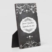 Karton-Typografie-Hochzeiten Fotoplatte (Seite)