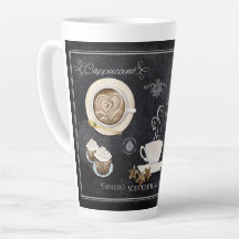 Karton Typografie Kaffeeschokolade in Desserts