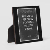 Karton-Typografie mit einem inspirierenden Zitat Fotoplatte (Vorderseite)