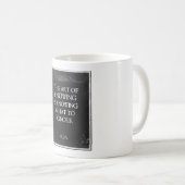 Karton-Typografie mit einem inspirierenden Zitat Kaffeetasse (VorderseiteRechts)