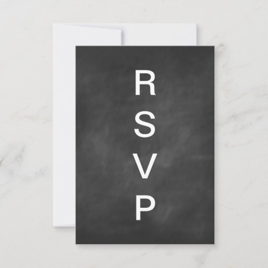 Karton-Typografie-UAWG RSVP Karte (Vorderseite)