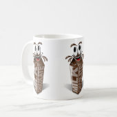 Karton- und CartoonKakao Kaffeetasse (Vorderseite Links)