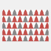 Karton und graues Umschlagpapier (3-Pack) Geschenkpapier Set (Vorderseite 2)