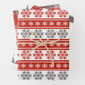 Karton und graues Umschlagpapier (3-Pack) Geschenkpapier Set (Beispiel)