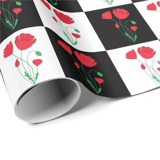 Karton-Wrapping Paper Geschenkpapier (Rolleneckpunkt)