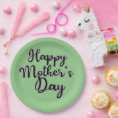 Karton zum Tag der glücklichen Mütter Pappteller (Party)