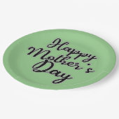 Karton zum Tag der glücklichen Mütter Pappteller (Schrägansicht)