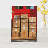 Kartonboxen zum Alten Geburtstag Spaß Karte (Gelbe Blume)