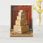 Kartonboxen zum Alten Geburtstag Spaß Karte (Gelbe Blume)