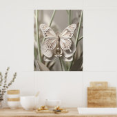 Kartonfalter-Orchidee Poster (Küche)