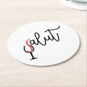 Kartonnen Onderzetter Runder Pappuntersetzer (Angewinkelt)