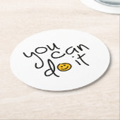 Kartonnen Onderzetter Runder Pappuntersetzer (Angewinkelt)