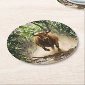 Kartonnen Onderzetter Runder Pappuntersetzer (Angewinkelt)