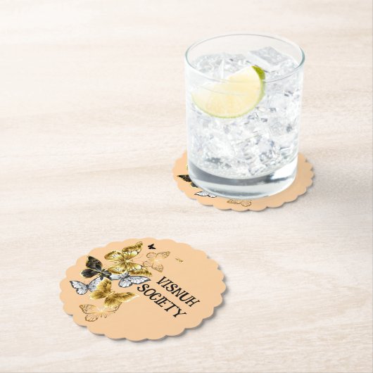 Kartonnen Onderzetter Untersetzer (Vor Ort)