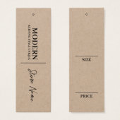 Kartonschließung auf der Display-Preiskarte (Vorne & Hinten)