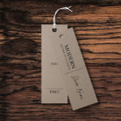 Kartonschließung auf der Display-Preiskarte