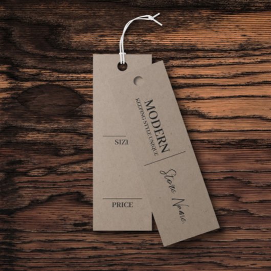 Kartonschließung auf der Display-Preiskarte