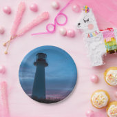 Kartonsockel Photoscheinwerfer Pappteller (Party)