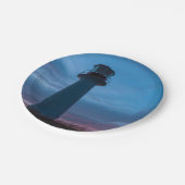 Kartonsockel Photoscheinwerfer Pappteller (Schrägansicht)