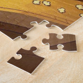 Kartoonhunde Welpen mit Popcorn Puzzle (Seite)