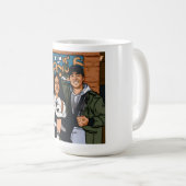 Kartoonify-Tassen Kaffeetasse (VorderseiteRechts)