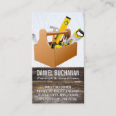 Kartuschenwerkzeug | Holz und Spackle Visitenkarte (Vorderseite)