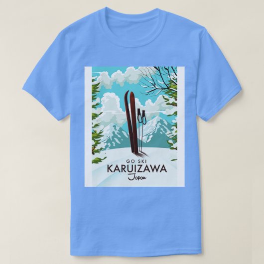 Karuizawa Japan Ski T-Shirt (Design vorne)
