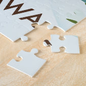 Karuizawa Japan Skifahrplakat Puzzle (Seite)