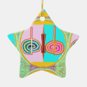 KARUNA Reiki: Kreeya unbegrenztes balancierendes Keramikornament (Vorne)