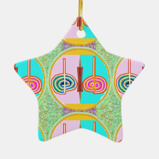 KARUNA Reiki: Kreeya unbegrenztes balancierendes Keramikornament (Hinten)