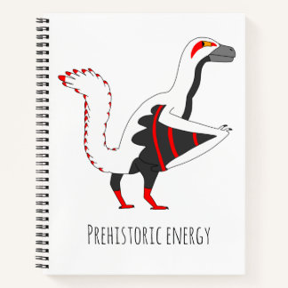 Karura the Archaeopteryx Dino Bird Spiral Notebook Notizblock