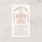 Karusselbücher für Kleinkinder Begleitkarte (Vorderseite)