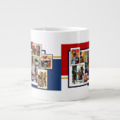 Karusselfarbene Ponies Hot Beverage-Tasse Jumbo-Tasse (Vorderseite)