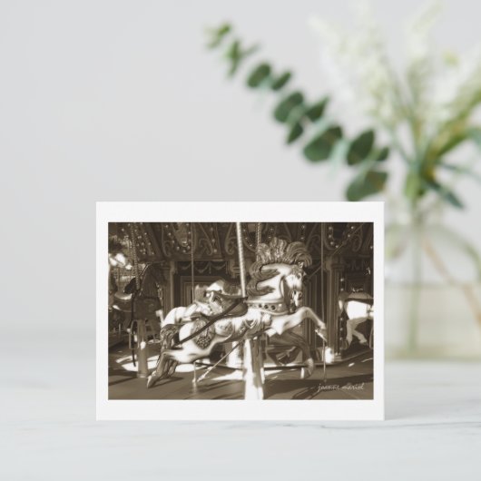 Karussell 14 Postkarte (Stehend Vorderseite)