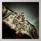 Karussell 1 Square Poster (Vorne)