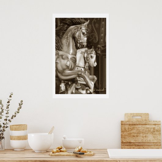Karussell 21 Poster Print (Küche)