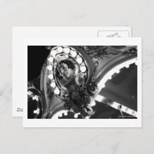Karussell 2 Postkarte (Vorne/Hinten)